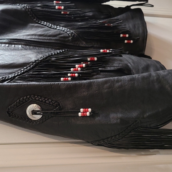 **Last Chance**Vintage Hot leathers ladies jacket - Picture 3 of 15